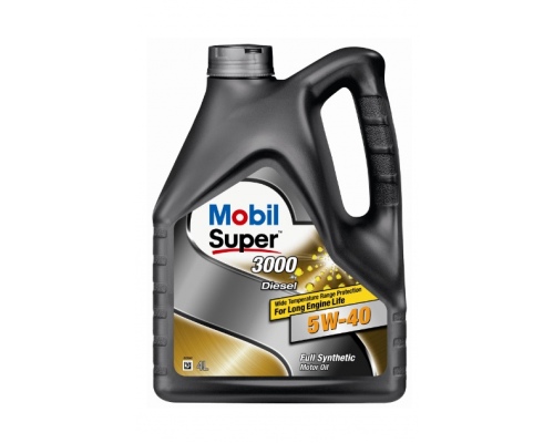 Моторное масло Mobil Super 3000 Х1 5W-40 DIESEL, синтетика 4 л., 150546